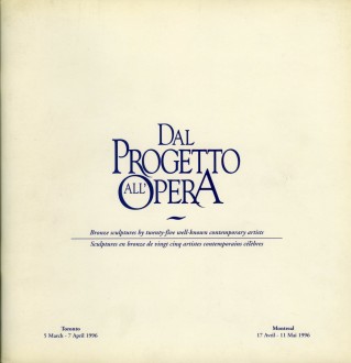Dal Progeto All'opera